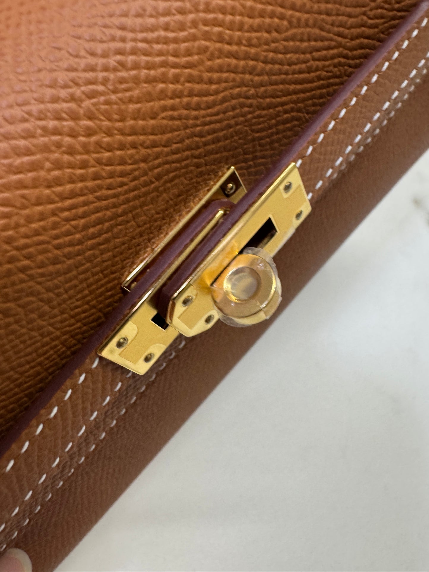 HERMES Kelly to-go 金棕色金扣 Epsom Gold GHW