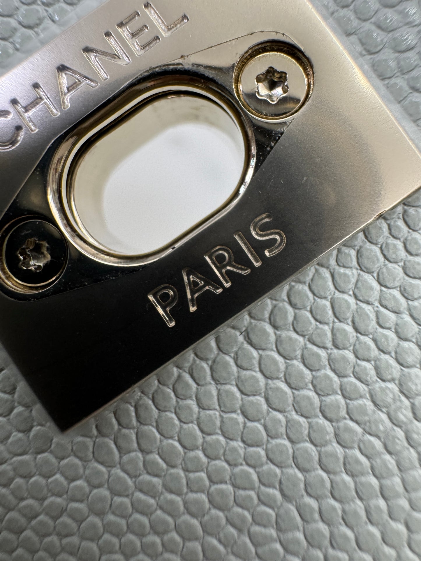 CHANEL Mini Cocohandle 霧霾藍/冰川藍 Cloud Blue