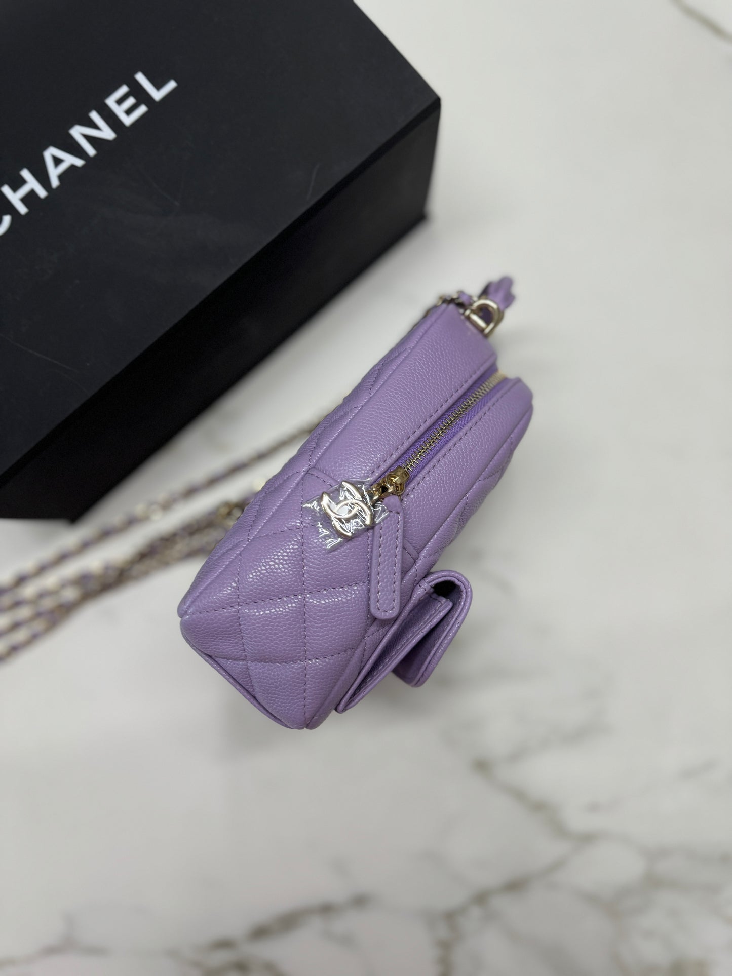 CHANEL 小書包 香芋紫 牛皮 Backpack