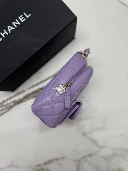 CHANEL 小書包 香芋紫 牛皮 Backpack