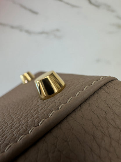 HERMES Kelly 25 斑鳩灰金扣 內縫 Togo 81 Gris Tourterelle GHW