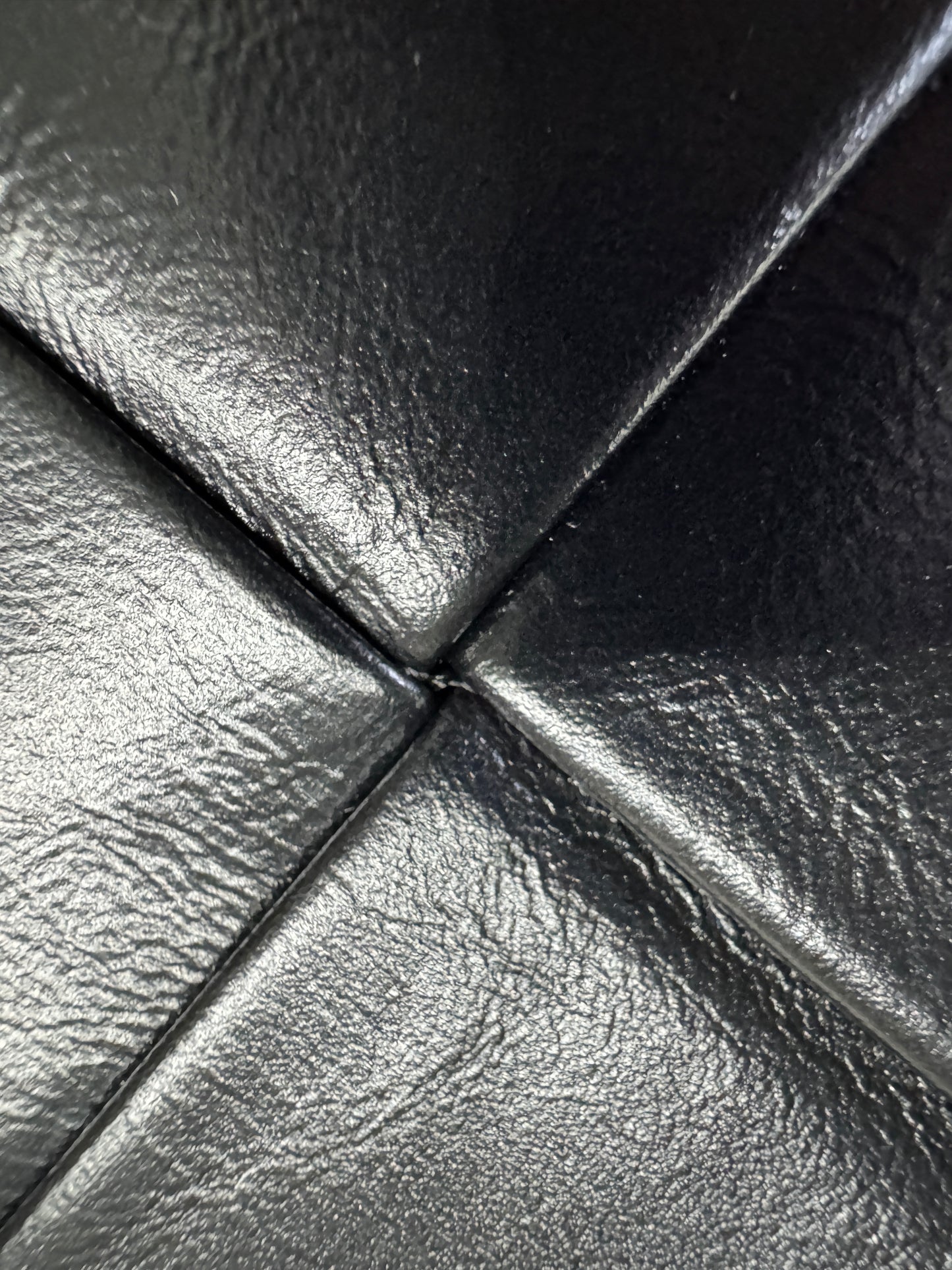 BV 8格油臘皮腰包