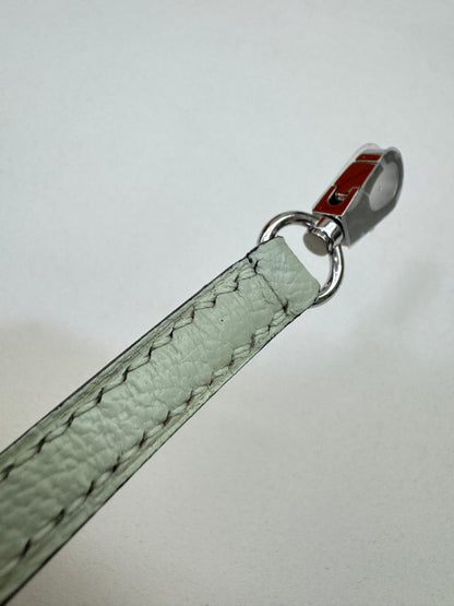 HERMES Mini Bolide 氣泡綠 山羊皮 銀扣 Mysore Vert Fizz PHW