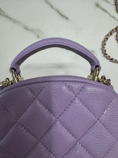 CHANEL 小書包 香芋紫 牛皮 Backpack