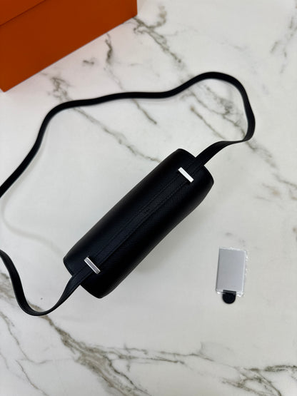 HERMES Mini Constance 黑銀 Noir Epsom PHW