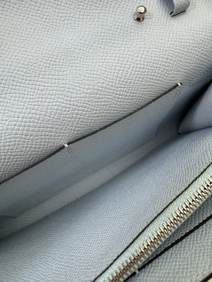 HERMES Kelly to-go 聖杯藍 08 Blue Pale Epsom PHW