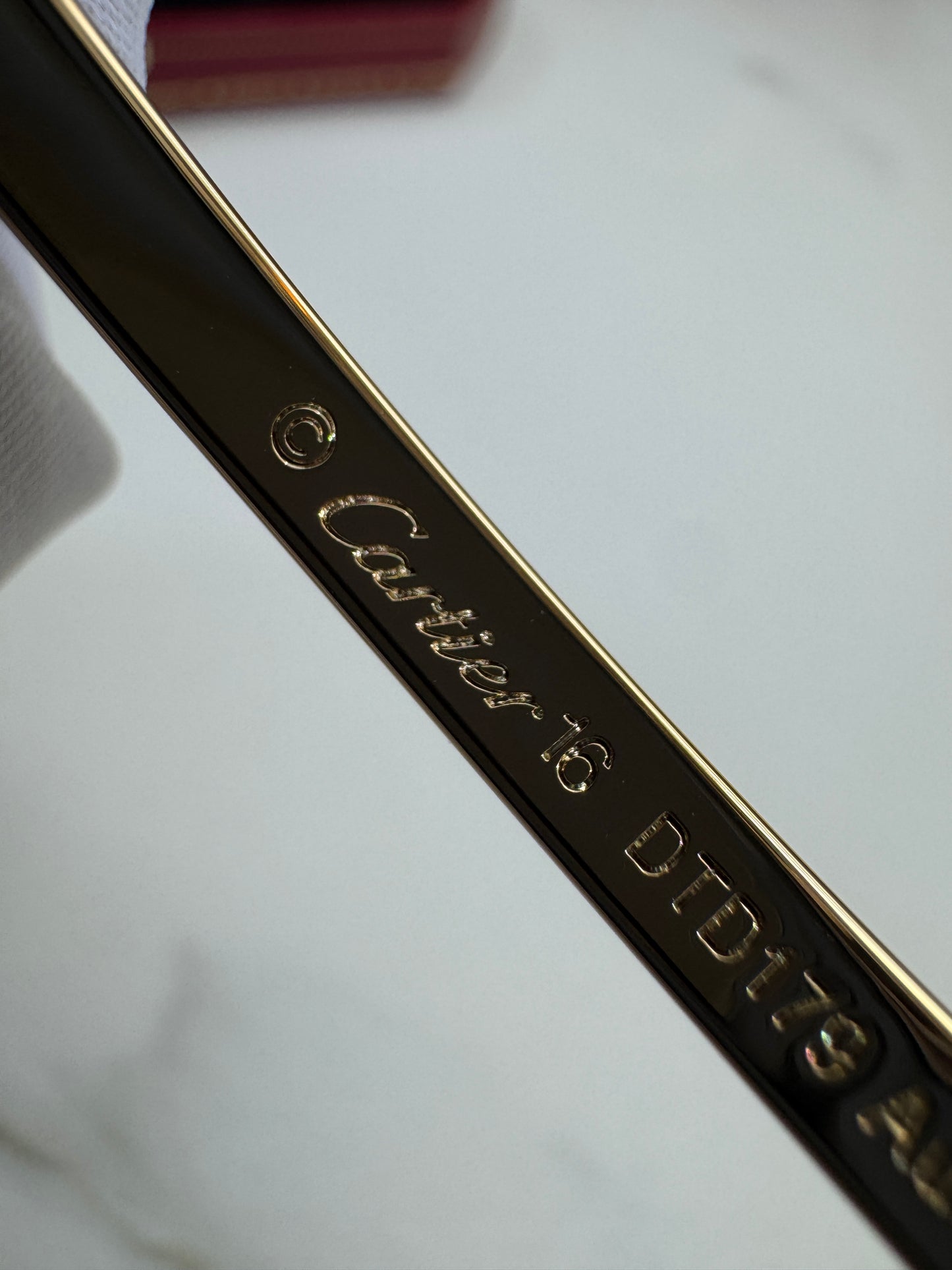 CARTIER Love Bracelet 窄版滿天星 玫瑰金