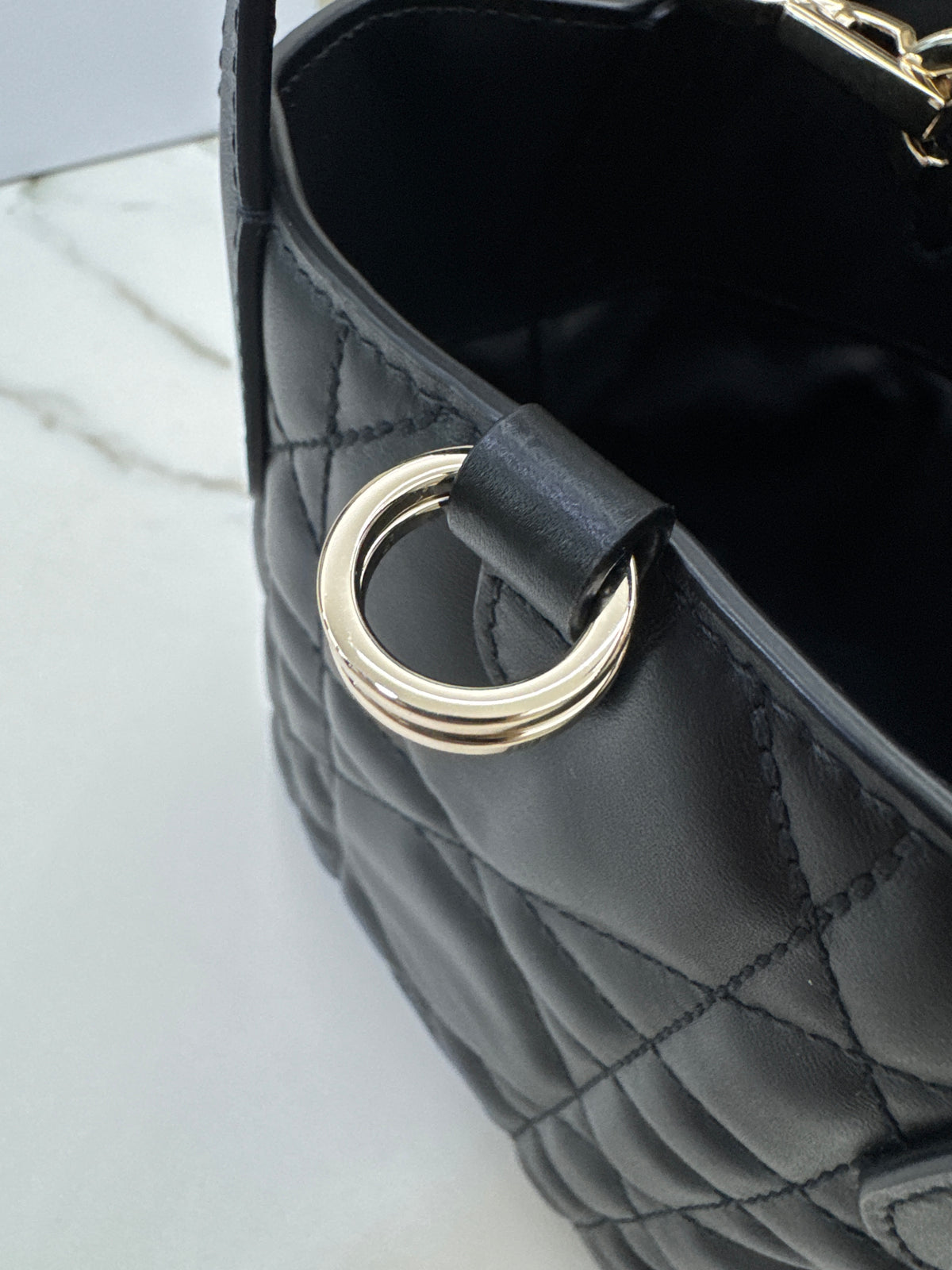 DIOR Toujours Vertical Small Black