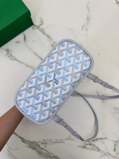 GOYARD 冰川藍 Mini Alpin Backpack Polar Blue