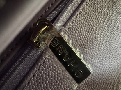 CHANEL Coco Handle 24P紫色 Small