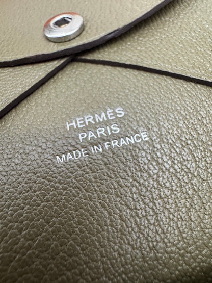 HERMES Calvi Duo 大象灰山羊皮 Etoupe Chevre Mysore