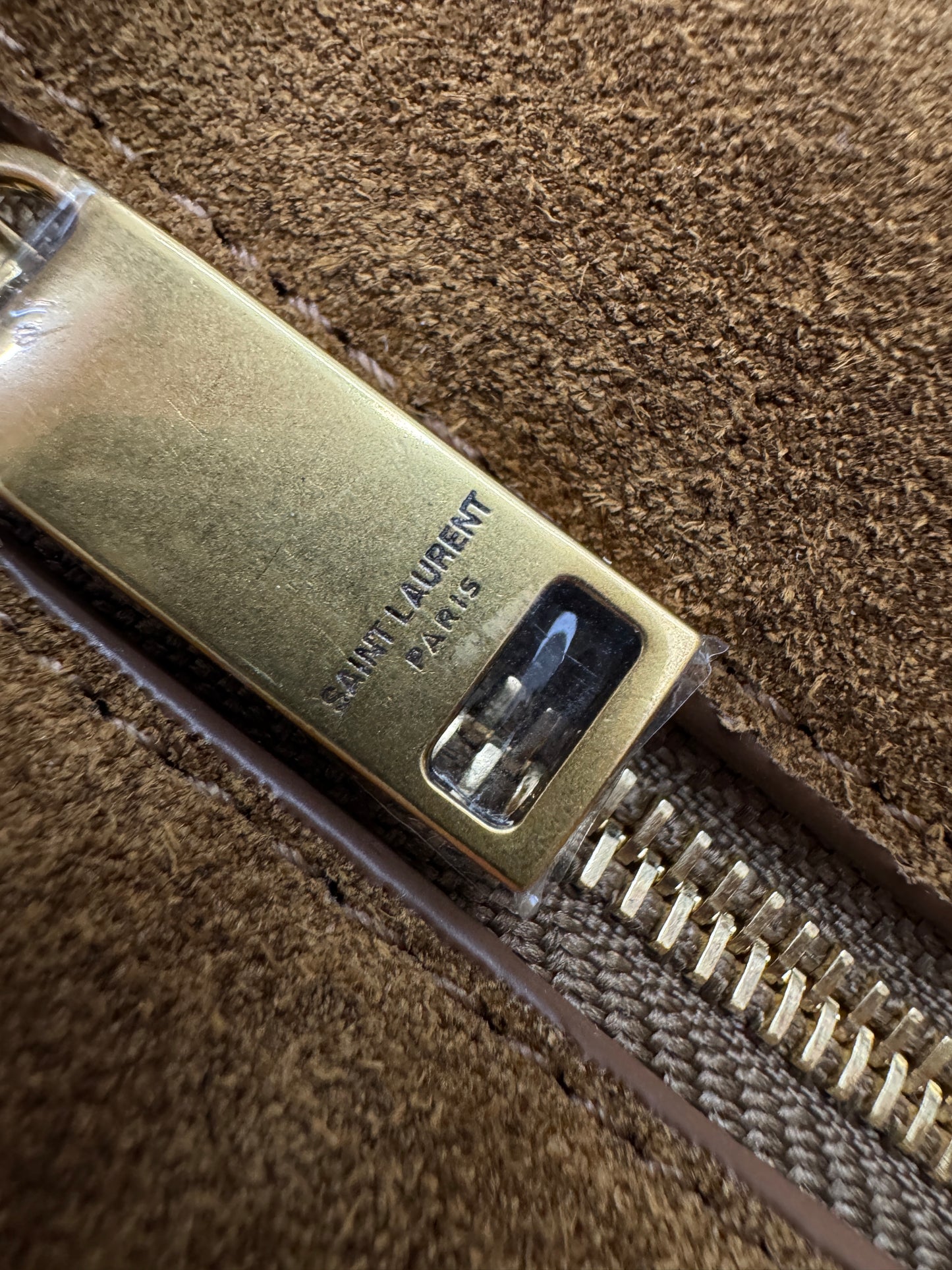 YSL Mini Amalia Shoulder Bag 焦糖麂皮