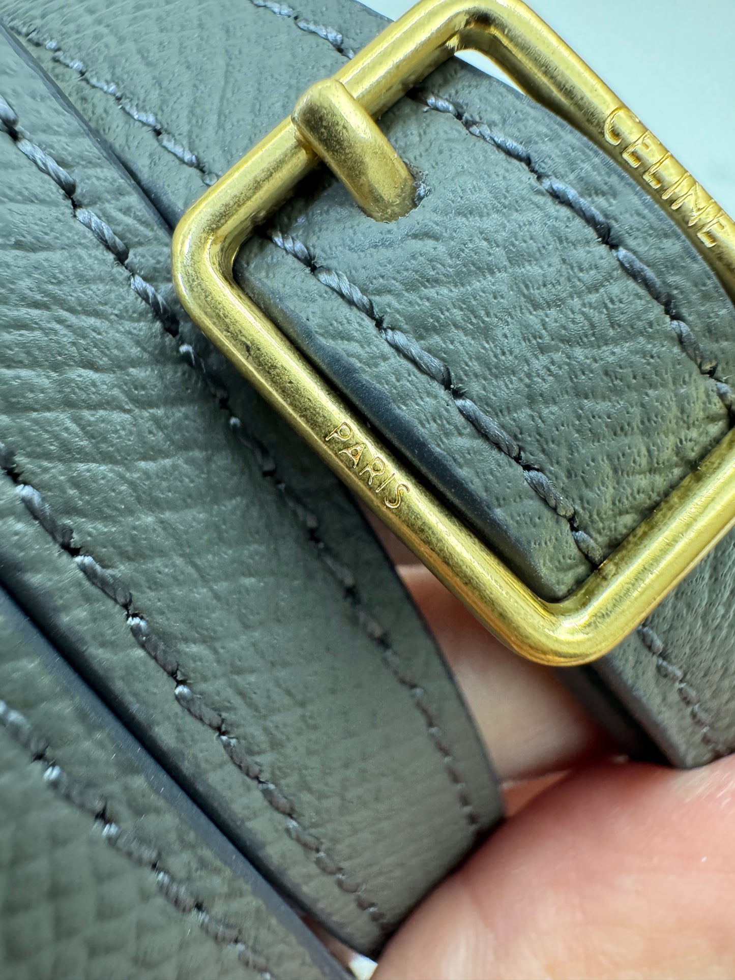 CELINE Belt Bag Nano 深灰色