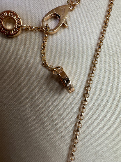 BVLGARI B Zero 玫瑰金項鏈