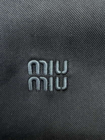 MIU MIU 布款飯盒包 深藍色