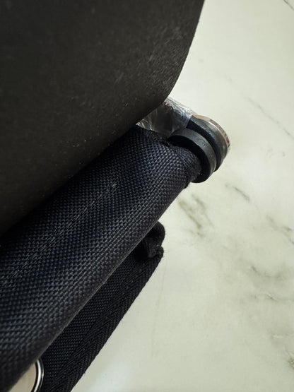 HERMES Mini Herbag 黑銀