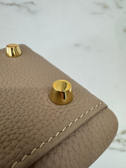 HERMES Kelly 25 斑鳩灰金扣 內縫 Togo 81 Gris Tourterelle GHW
