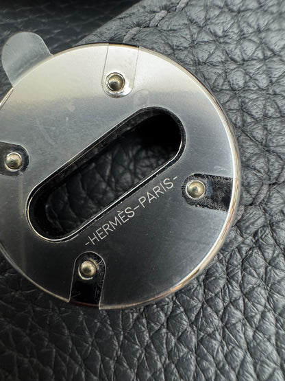 HERMES Lindy 26 石板灰銀扣 85 Ardoise TC PHW