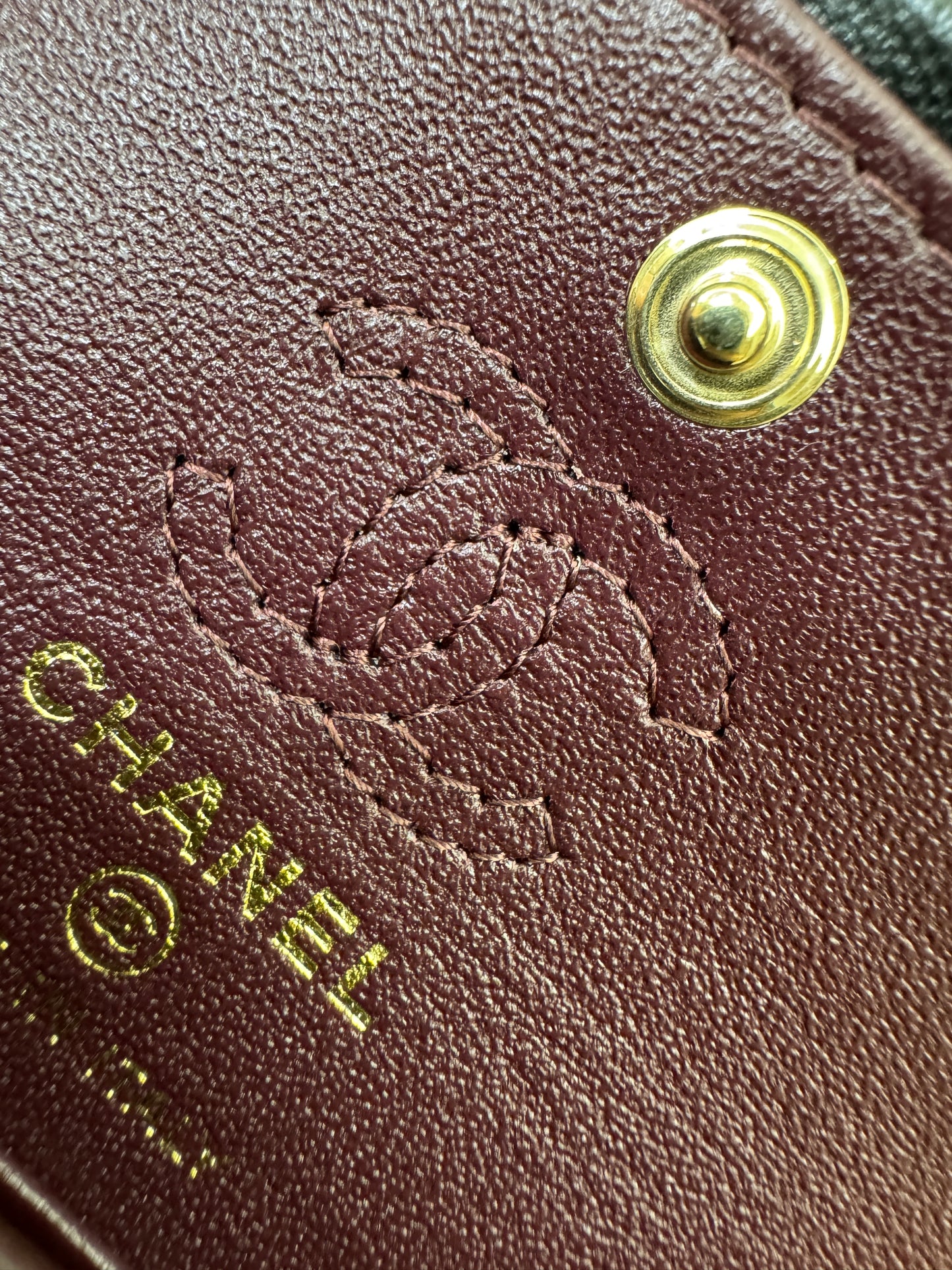 CHANEL 迷你CF包掛 黑色