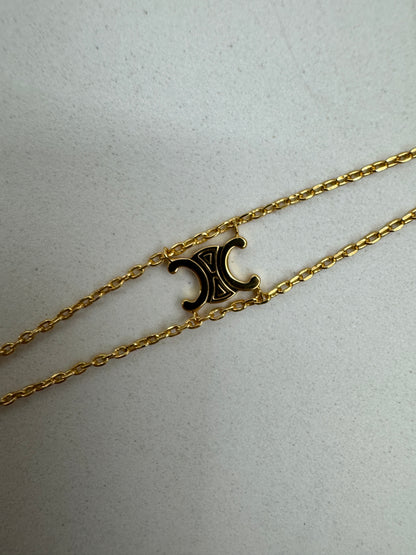 CELINE 雙層凱旋門手鏈