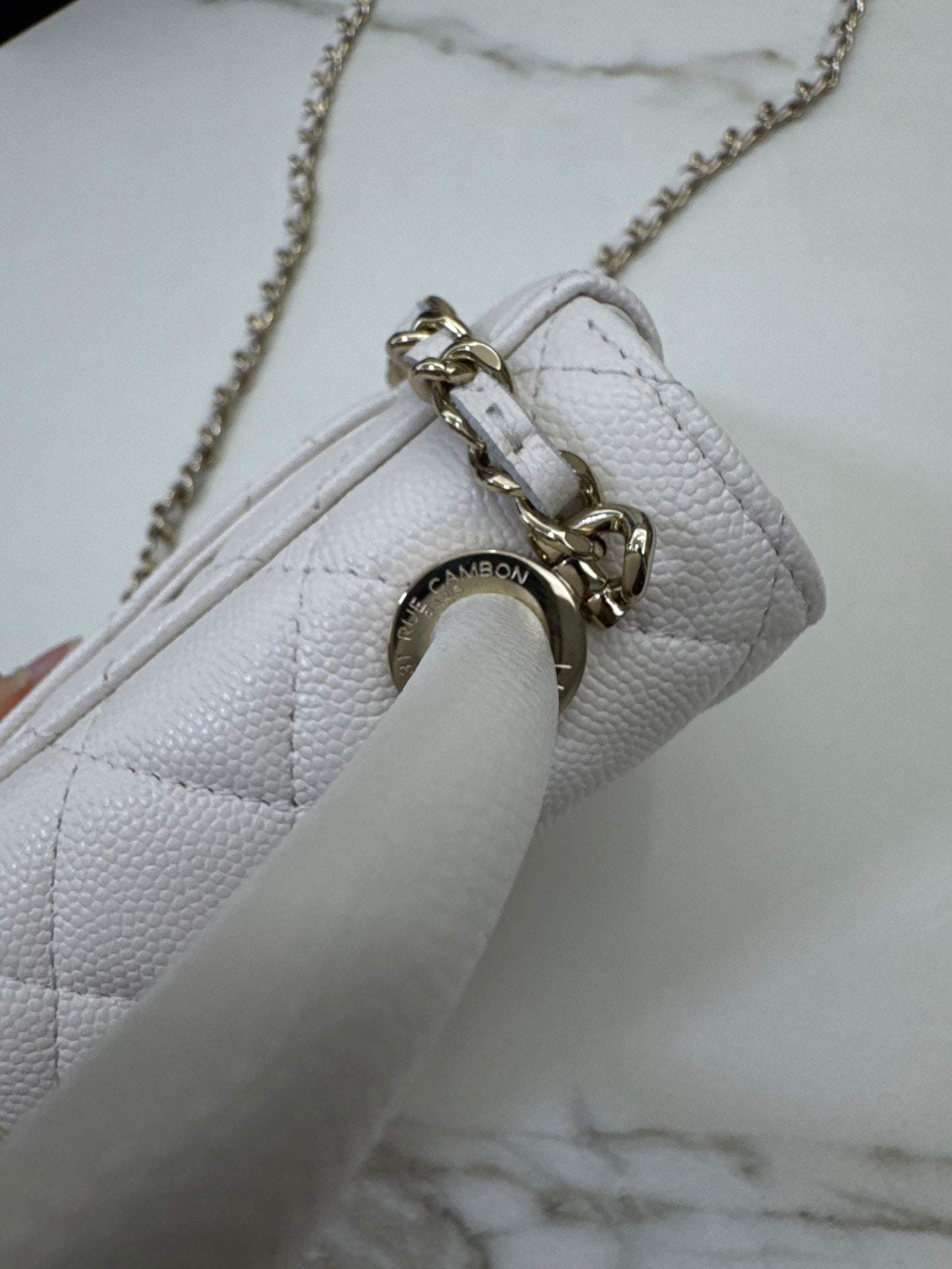 CHANEL Coco Handle Nano 白色