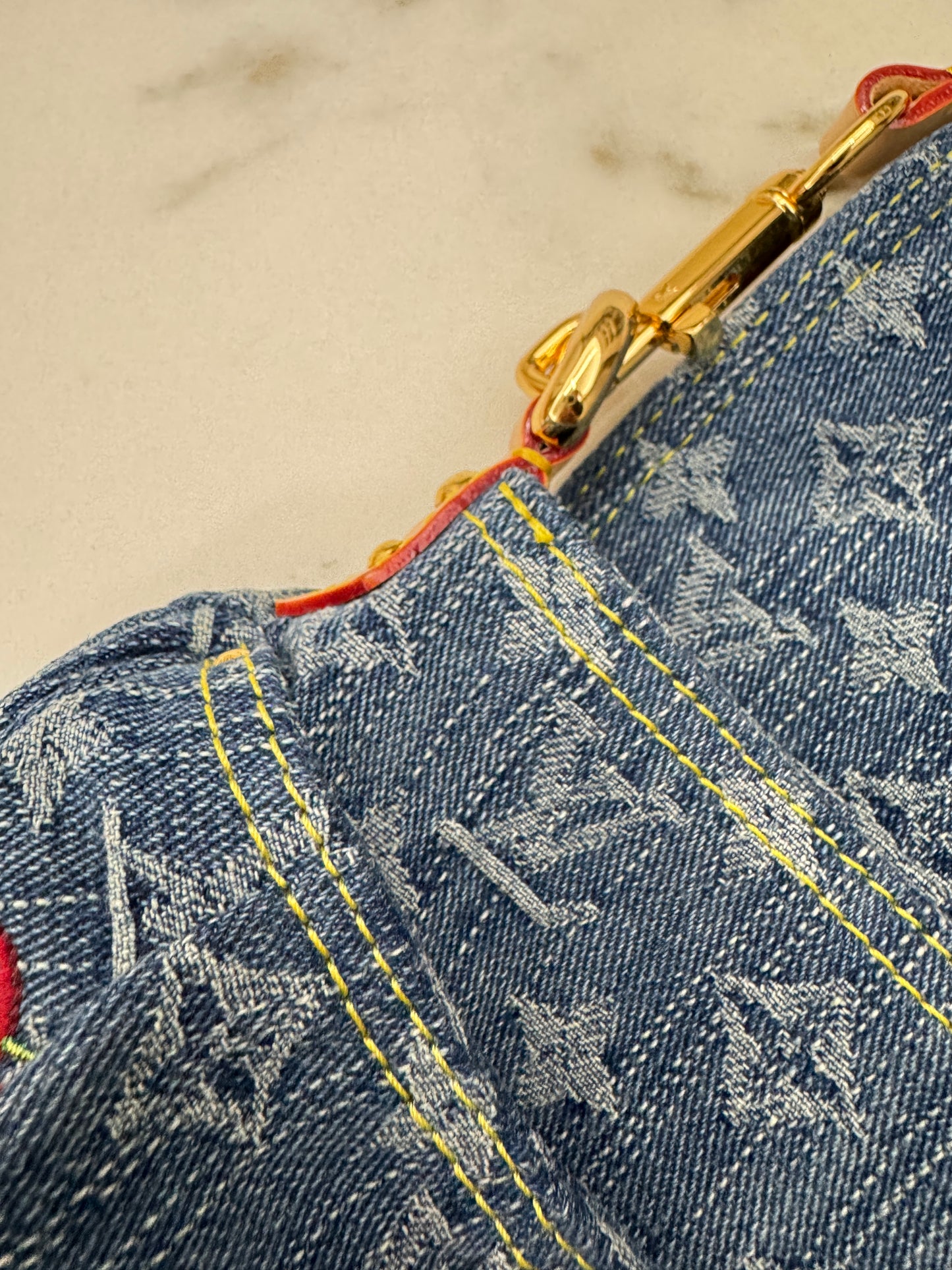 LV X TM Sunset Cherry Denim