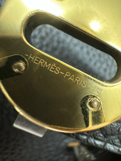 HERMES Lindy26 黑色金扣 TC