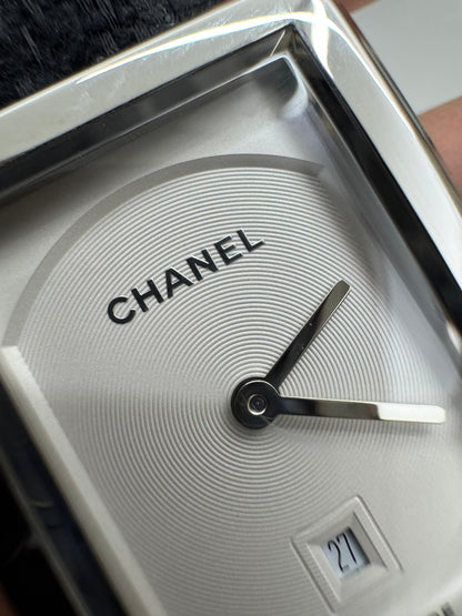 CHANEL Boyfriend Watch Tweed錶帶