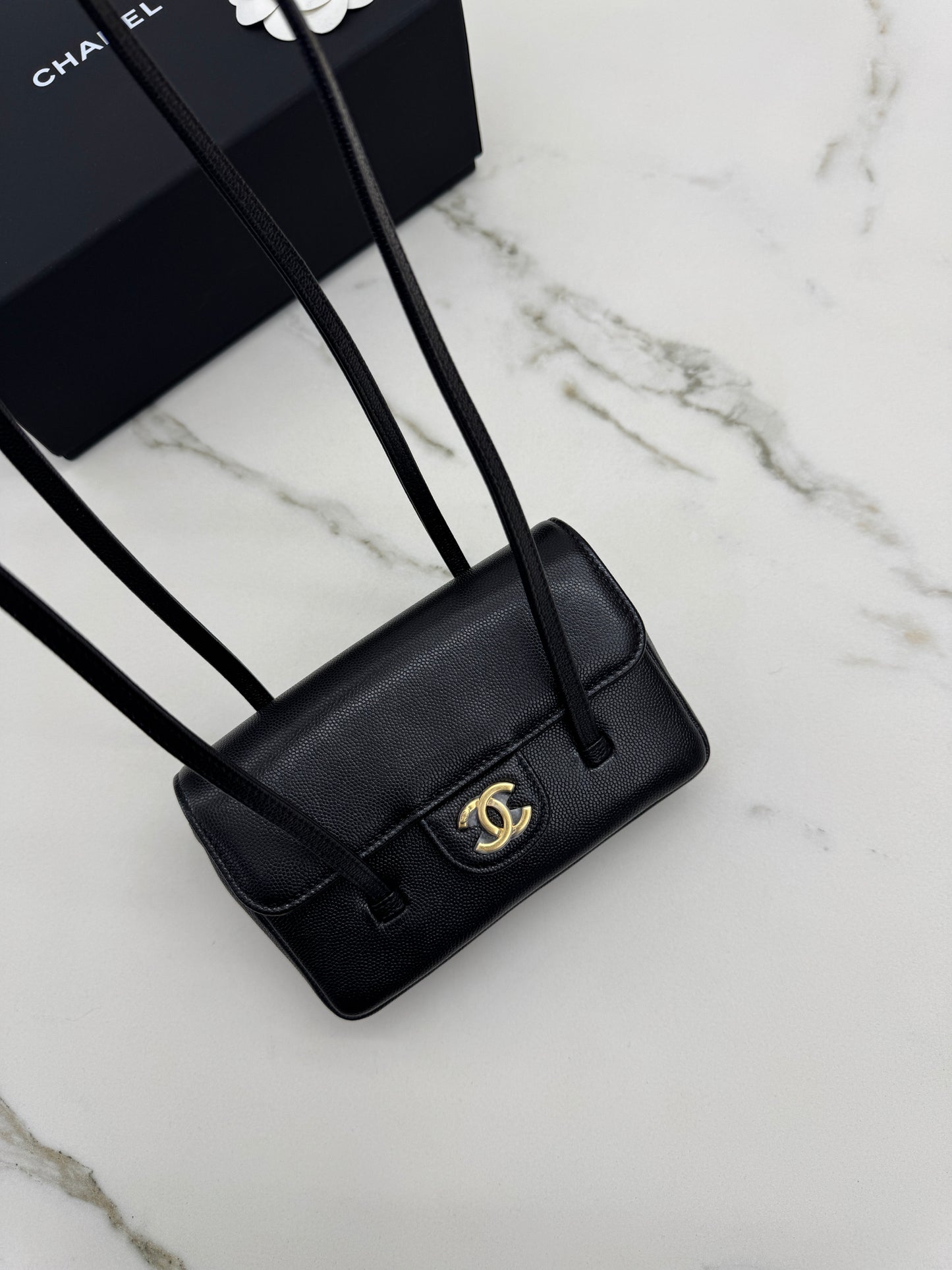 CHANEL Mini Preppy Coco Black