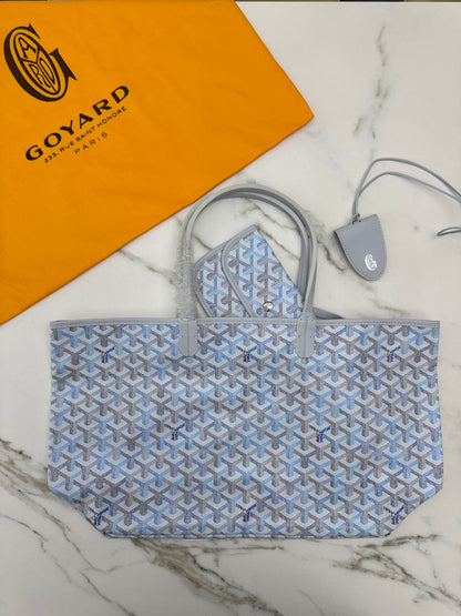 GOYARD St Louis Tote PM Polar Blue