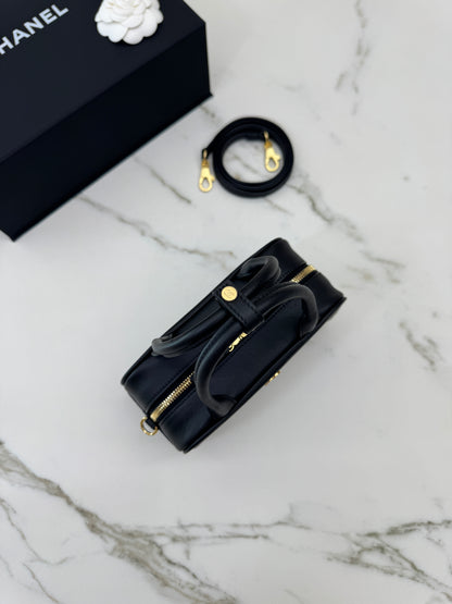 CHANEL 26A Mini 保齡球包 黑色