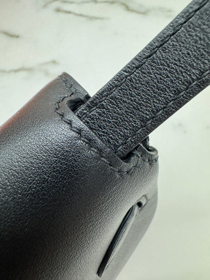 HERMES Kelly Moove 黑銀 Swift Noir PHW