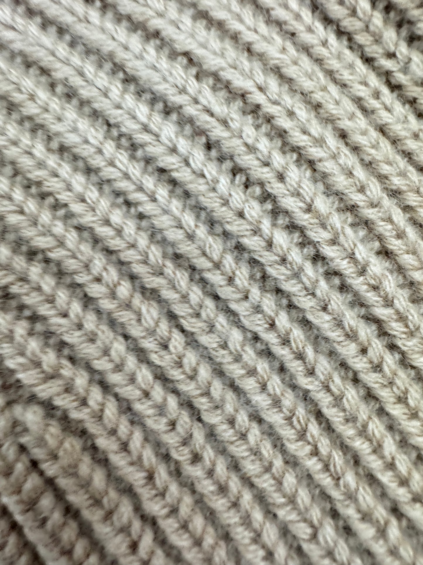 CHANEL 25B 針織羊絨帽 奶茶色