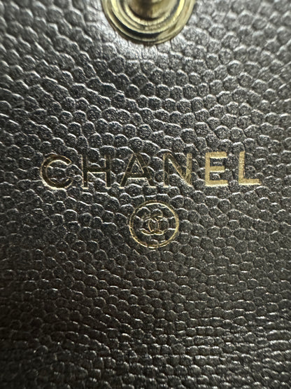 CHANEL 24S 雕刻logo Card Holder