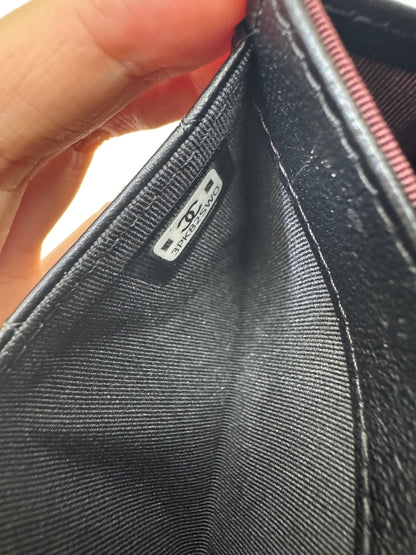 CHANEL CF Cardholder 羊皮黑金