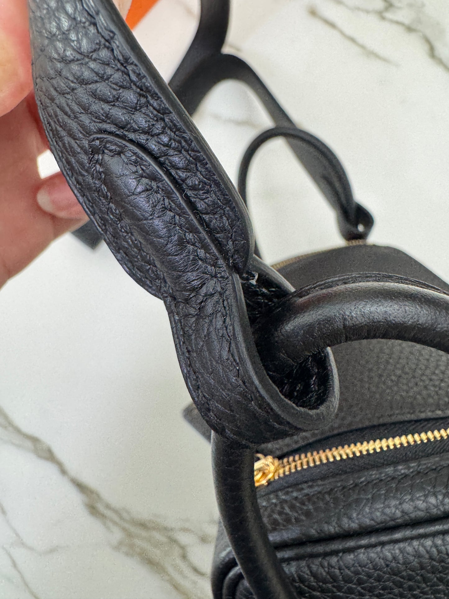 HERMES Mini Lindy I 黑色 Noir GHW