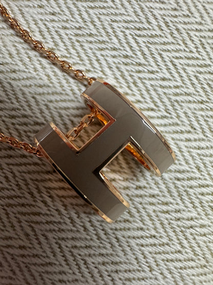 HERMES Pop H 玫瑰金 奶茶灰