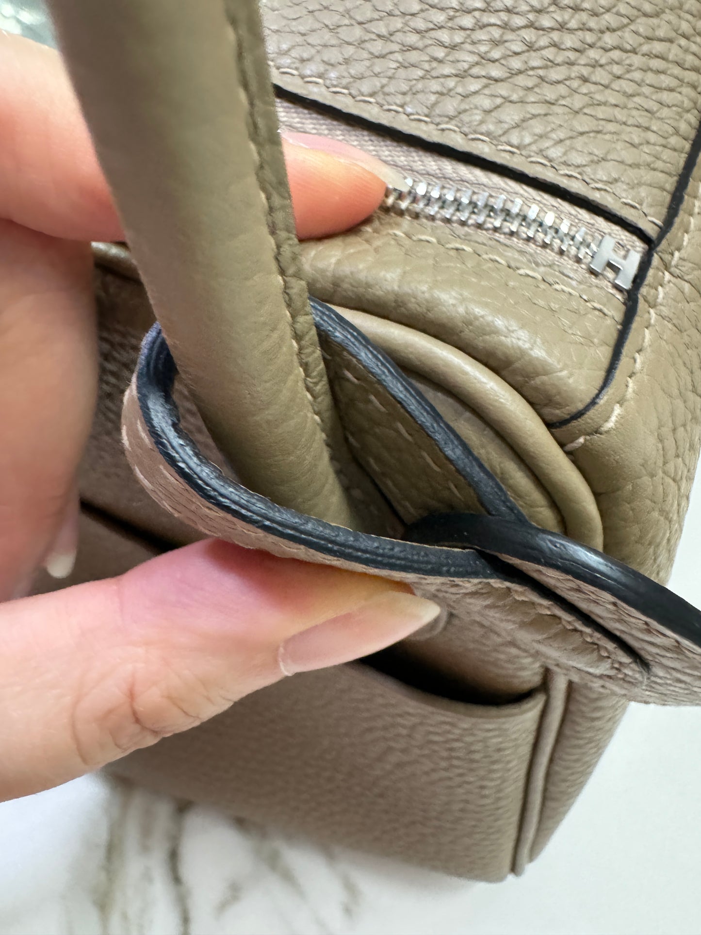 HERMES Lindy26 馬爾法米 銀扣 TC