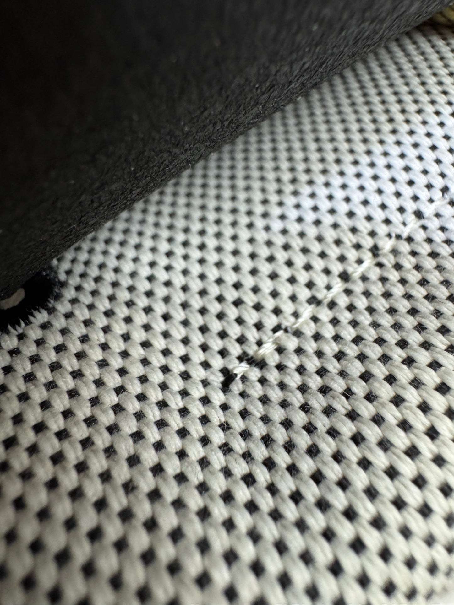 HERMES Mini Herbag 熊貓色 金扣 H Viking 帆布