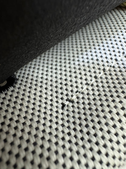 HERMES Mini Herbag 熊貓色 金扣 H Viking 帆布