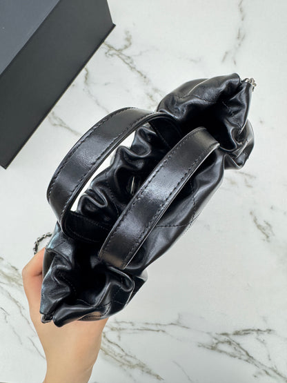 CHANEL 22Bag Backpack 黑銀 Black PHW