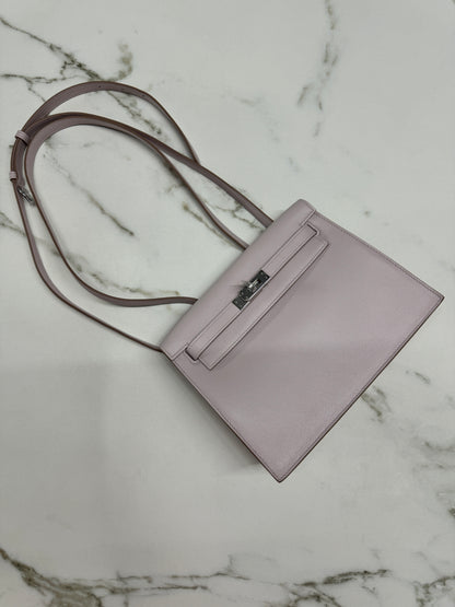 HERMES Kelly Danse 夢幻紫 銀扣 Swift