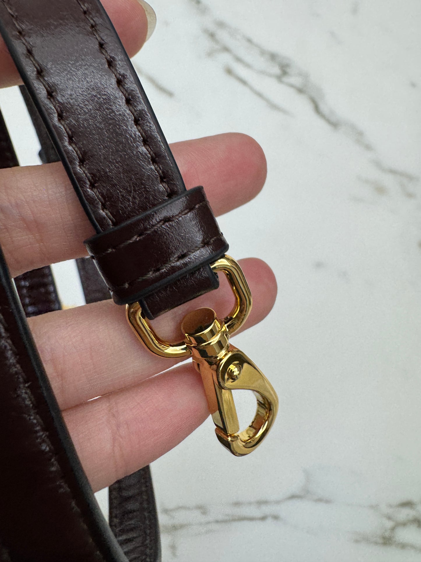 PRADA Bonnie XL Dark Brown (Lux Soft)