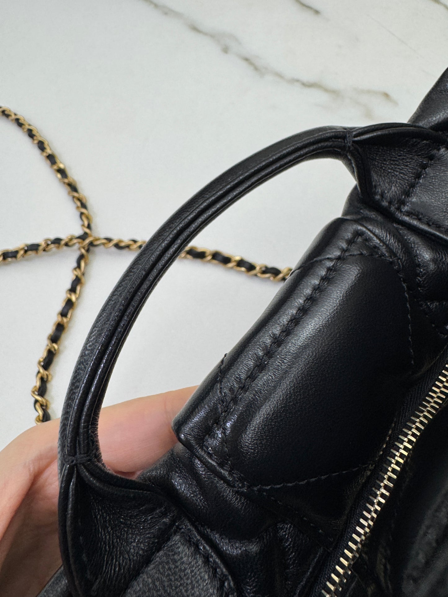 CHANEL 25K Mini 蝴蝶結包 綿羊皮