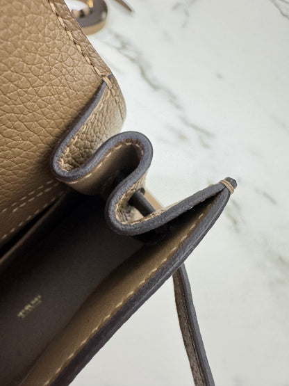 HERMES Kelly Danse 馬爾法米金扣 Evercolor 8Q GHW