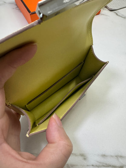 HERMES Constance Slim 米爾頓黃 銀扣
