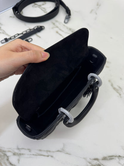 DIOR D-joy Small Matte Black
