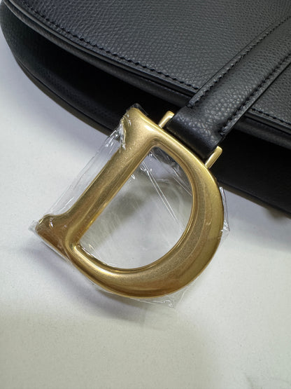 DIOR Saddle Medium Black