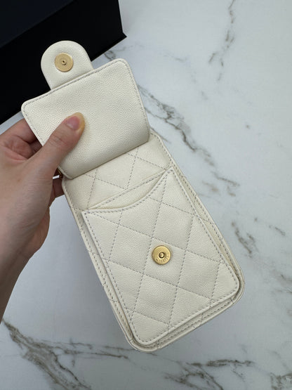 CHANEL Mini 25Bag 米色