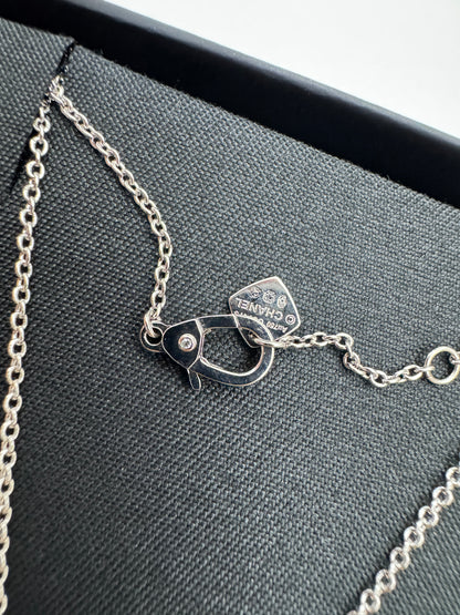 CHANEL Coco Crush 白金色 月亮項鏈